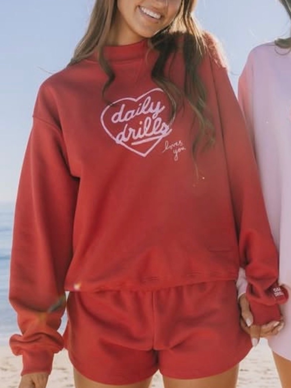 Daily Drills Limited Edition Valentines Day Sweatshirt Size XS/S